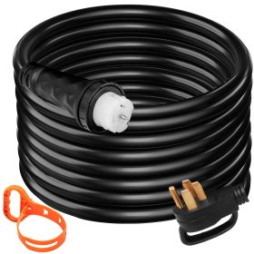 VEVOR 10Ft 50 Amp Generator Extension Cord STW 6/3 + 8/1 Generator Cord 125V 250V Generator Power Cord N14-50P & SS2-50R & CS6364 Twist Lock Conn