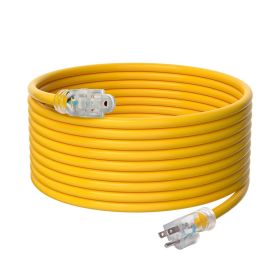 VEVOR 15-Amp Generator Extension Cord, 25 Feet, 125V 1875W Heavy Duty Generator Outdoor Power Cord