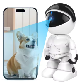 WESECUU Smart Robot WiFi IP Camera 1080P HD Baby Monitor & Home Security (Option: Wifi)